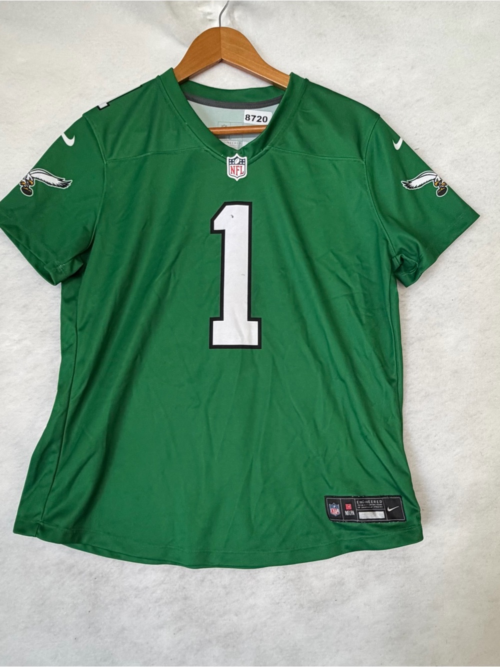 Nike NFL Philadelphia Eagles Jalen Hurts Jersey Size L  Women’s Green 8720
